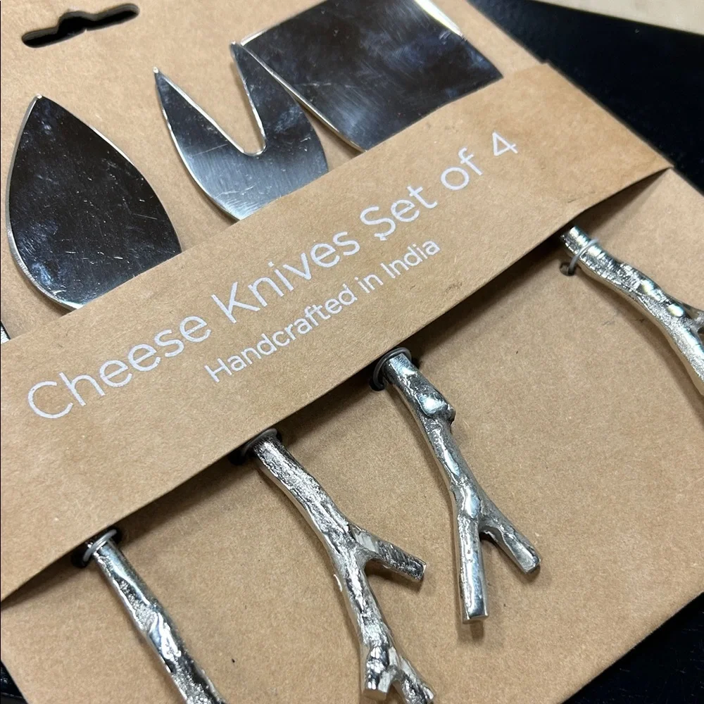 Kirklands Stainless Steel Cheese Knives Set. New.